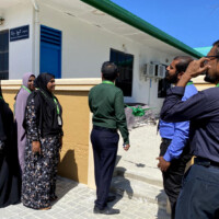 group of people standing outdoor