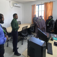 counsil president giving a speech to staffs and WDC members