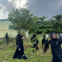 A happy little girl smiling at the camera