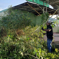 Maldives Thimarafushi old football ground cleaning 2025